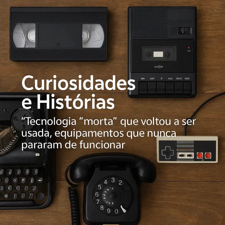 Curiosidades e Histórias – Tecnologia “morta” que voltou a ser usada, equipamentos que nunca pararam de funcionar