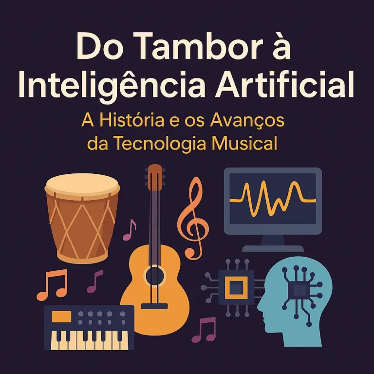 Do Tambor à Inteligência Artificial: A História e os Avanços da Tecnologia Musical