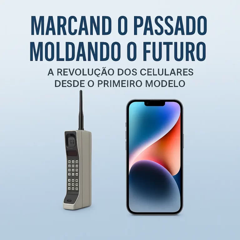 Marcando o Passado, moldando o Futuro: A Revolução dos Celulares desde o Primeiro Modelo