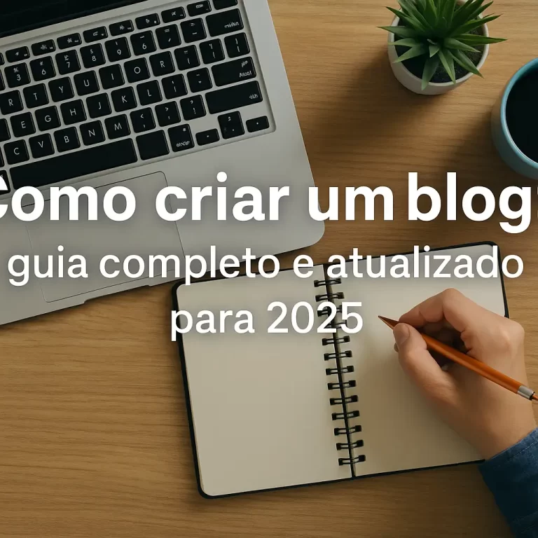 Como criar um blog